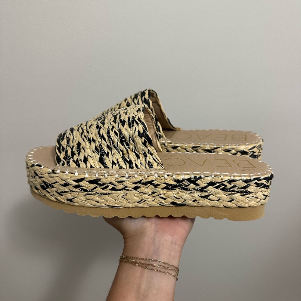 Stylish Woven Platform Sandals Beach by Matisse